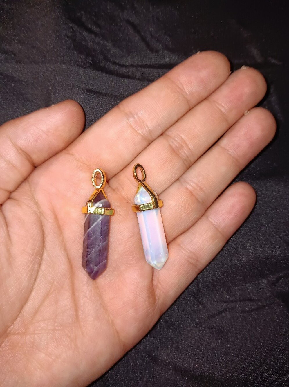 2 Crystals for Necklace Chain